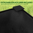 thumbnail image 6 of VEIKOUS 48"L×23"W×32"H Galvanized Steel Raised Garden Bed W/Drainage, Liner & Corner Protectors, Rustic, 6 of 8