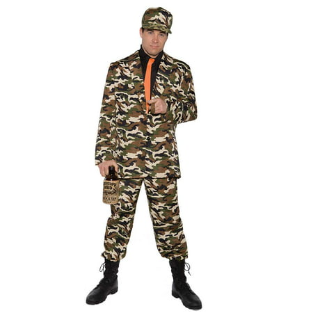Adult Male Bayou Beau Camo Suit Costume by Underwraps Costumes