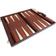 thumbnail image 5 of 21-inch Tournament Backgammon Set - Brown, 5 of 9
