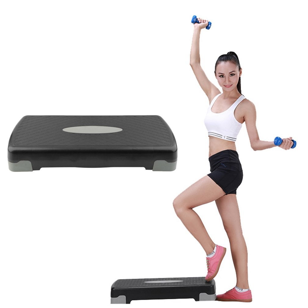 Unilife Aerobic Step Fitness Board Exercise Stepper Platform GYM Block Adjust Riser Walmart
