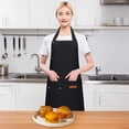 thumbnail image 1 of Tablier de Cuisine Protecteur avec Poches en Polyester Durable pour Hommes et Femmes, 1 of 3