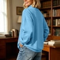 thumbnail image 4 of Sevevn Women's Oversized Turtleneck Fleece Long Sleeve Sweatshirt Winter Casual, 4 of 4