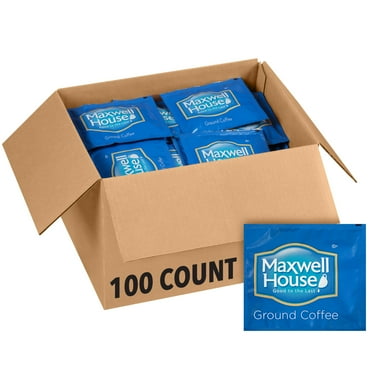 Maxwell House Ground Coffee Filter Packs, 0.7 oz. Packets, 100 per Case