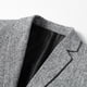 thumbnail image 5 of Chaqueta de traje para hombre, informal, de primavera, fina, para hombre de mediana edad, chaqueta vaquera sencilla, práctica chaqueta vaquera para papá, que no necesita planchado, 5 of 5