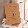 thumbnail image 3 of Butterfly Necklace - Stylish & Colorful Jewelry Gift Idea, 3 of 8