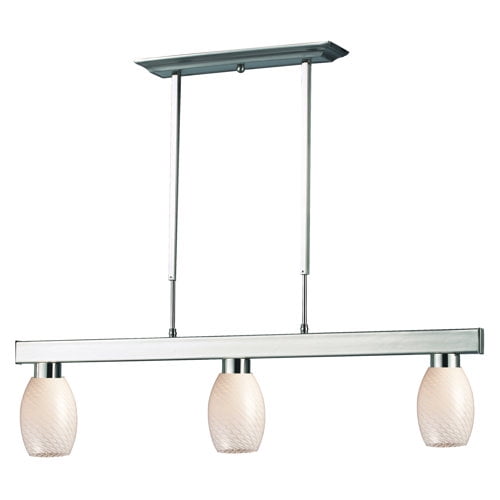 Z-Lite Cobalt 3 Light Billiard Light in Brushed Nickel