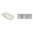 thumbnail image 1 of Bandeja de almacenamiento,Bandeja rectangular para servir frutas y postres de cocina,Reloj de pared digital,Reloj de pared digital multifuncional para oficina,Reloj de escritorio de pantalla, 1 of 8