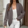 thumbnail image 2 of Plebaso Cardigan for Women Long Sleeve Casual Open Front Sweater Lightweight Womens Loose Knit Cardigans, 2 of 7