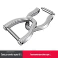 thumbnail image 4 of D-shaped Keychain - Anti-Lost Stainless Steel D-ring Buckle Spring Hook Clip For Outdoor Camping & Daily Use, 4 of 5
