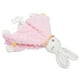 thumbnail image 2 of Manta de seguridad para bebé, suave y linda, sin tóxicos, conejito de peluche, toalla infantil, juguete para cuna, cochecito de bebé, color rosa, 2 of 14