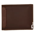 thumbnail image 4 of Monedero con tapa para hombres NikouMX Cartera de cuero de PU con múltiples ranuras, 4 of 8