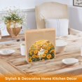 thumbnail image 5 of Cat Sunflowers Clouds Leaves Napkin Holder for Table Clear Napkin Stand Paper Holder Acrylic Organizer Dispenser Napkins for Dinner Kitchen Restaurant Room, 5 of 8