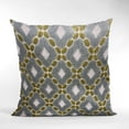 thumbnail image 3 of Plutus Velvet Majestic Blue, Citrine, Cream Handmade Luxury Pillow - Double sided 20" x 20", 3 of 4