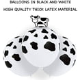 thumbnail image 2 of 100 Uds. Globos de vaca, divertidos globos con estampado de vaca para niños, suministros de recuerdo para fiesta de cumpleaños, decoraciones JAMW Sencillez, 2 of 5