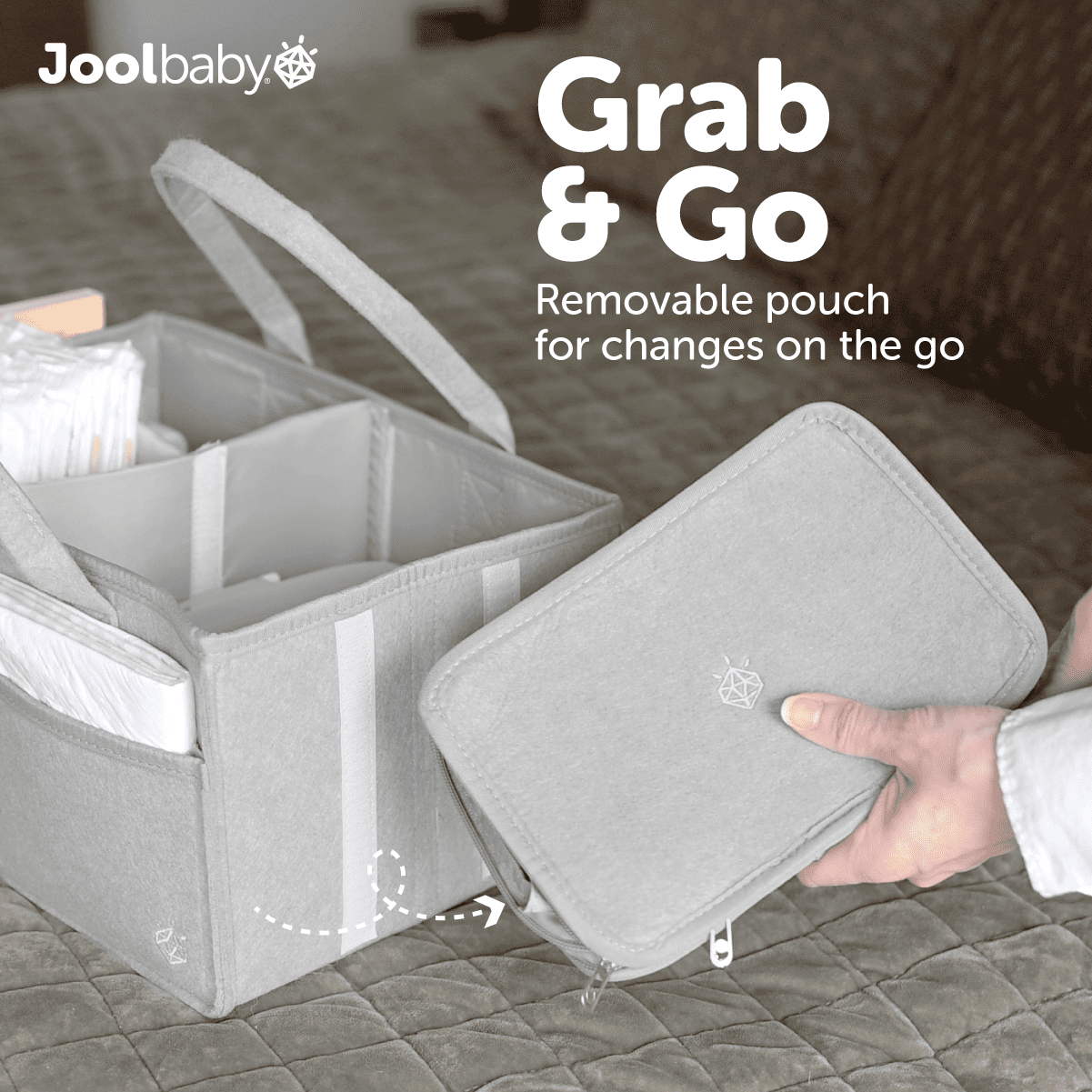 Jool Baby Tag-Along Diaper Caddy Organizer