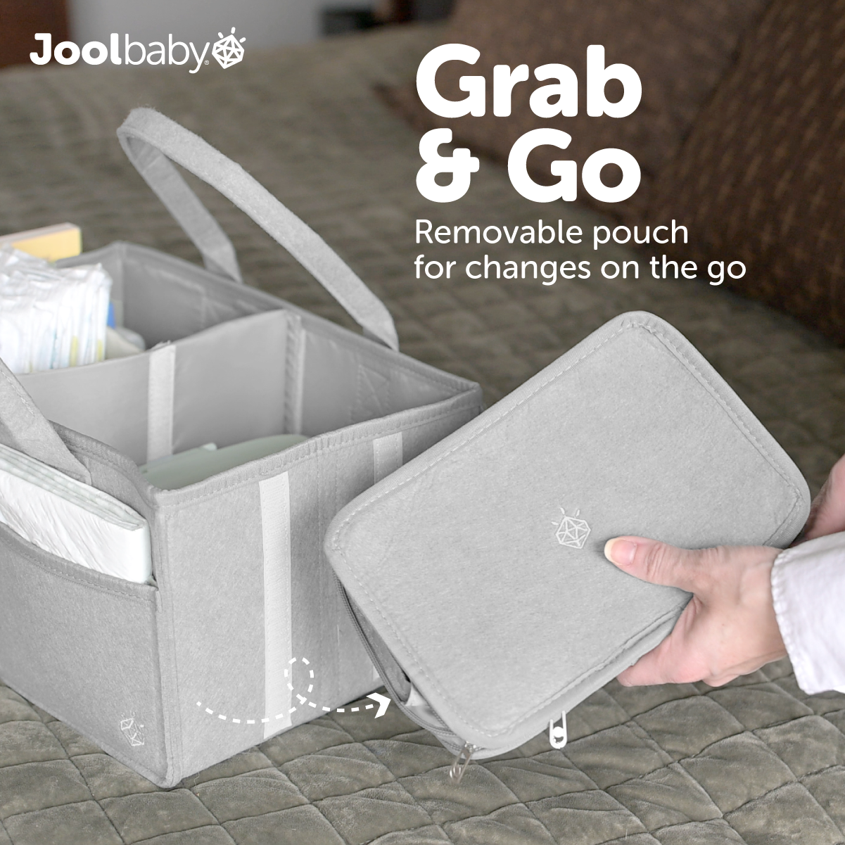 Jool Baby Tag-Along Diaper Caddy Organizer photo 3