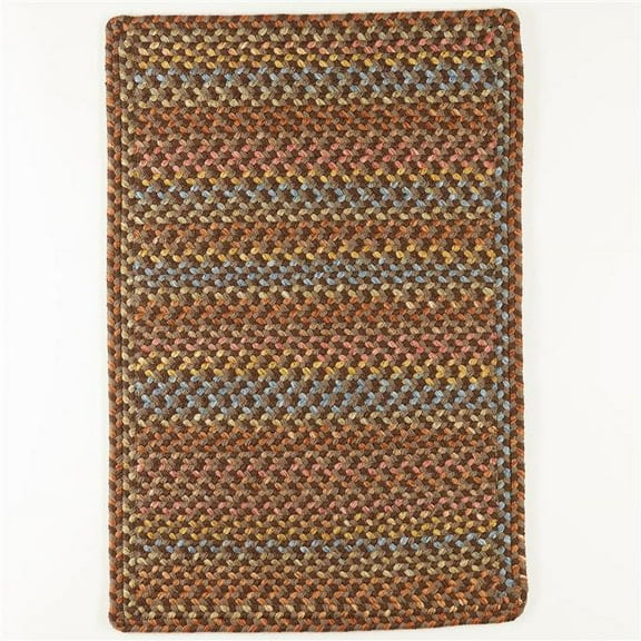 Rhody Rug WO31R024X048B 2 x 4 ft. Woodstock Rectangle Rug, Hickory & Multi Color