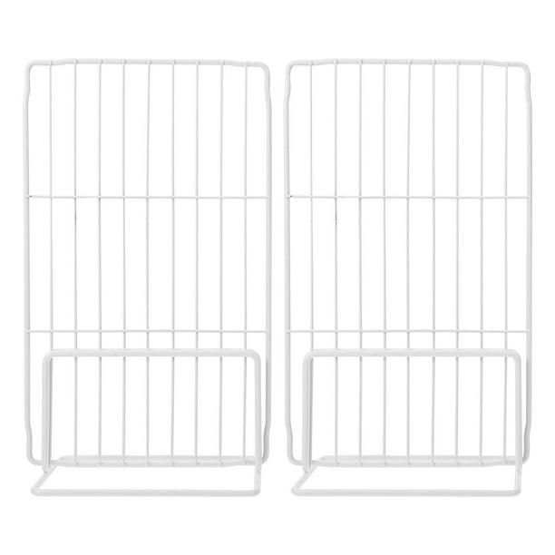 WORGEOUS Separador de congelador, divisor de alambre, separador de estante, 2 uds.