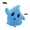 Blue star pillow, variant on Cute Star Plush Toy, Soft Stuffed Star Pillow Doll, Kawaii Character Plush Figure for Bedroom Decor, Gaming Desk Decoration, Birthday Christmas Gift