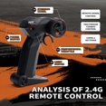 thumbnail image 3 of Bewildely Camión RC de alta velocidad fácil de controlar con controlador de 4GHz para un manejo suave y seguridad ligera Videojuegos portátiles azul, 3 of 6