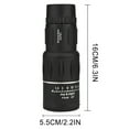 thumbnail image 2 of Super Haute Puissance 16X52 Portable HD OPTICS BAK4 Vision Nocturne Télescope Monoculaire, 2 of 9