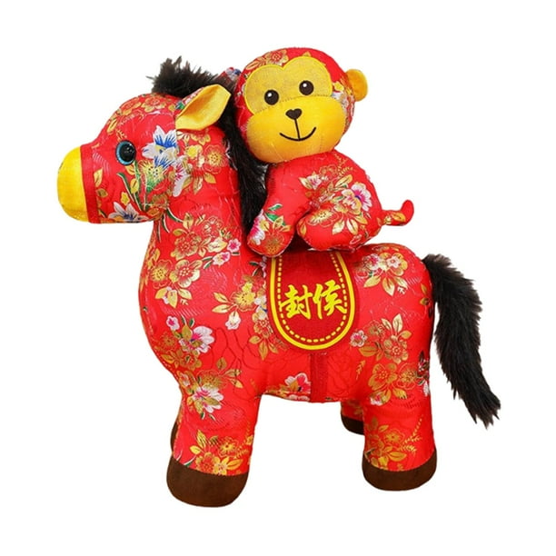 Decoraciones del Año Nuevo Chino del Caballo 2026, Estatua de Caballo, Creativa, Mascota de Colección L