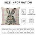 thumbnail image 5 of Easter Pillow Covers Inch Set of, Pink Buffalo Plaid Bunny Decor Spring Farmhouse Throw Pillows Easter Decorations Rabbit Pink Pillowcase Seasonal Outdoor Cushion Case for Couch Home, 5 of 5