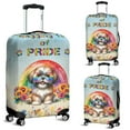 thumbnail image 2 of Wagging Tail Shih Tzu Celebrates Rainbow Pride Month LGBT LGBTQ+ Travel Luggage Cover Lion Dog Lover Gifts Suitcase Dust Protective Decor - 01003, 2 of 5