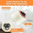 thumbnail image 4 of Replacement for 023529-0070A Cartridge, Compatible with American Standard Single Handle Kitchen Bathroom Tub/Shower, 47 MM, Volume and Temperature Control Pressure Balance Valve Cartridge, 4 of 5