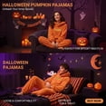 thumbnail image 4 of Halloween Pumpkin Onesie for Adult, Halloween Decoration Oversized Hooded Pumpkin Pajamas Coral Fleece Soft Warm Loungewear, 4 of 7