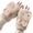 Khaki, variant on Breezora Womens Fox Gloves Winter Plush FauxFur Cute Mitten Pink