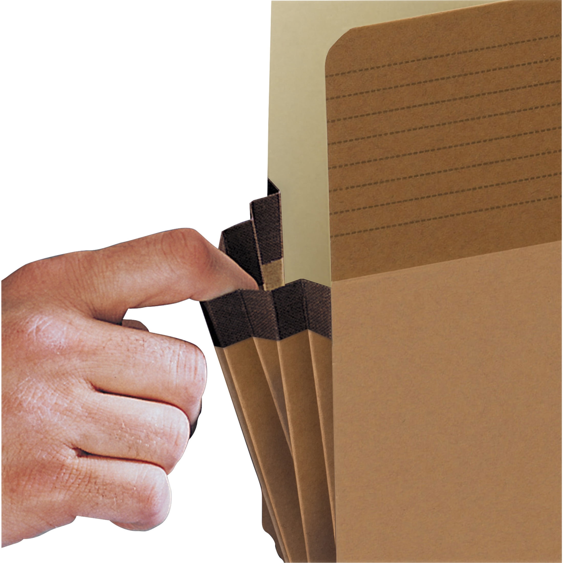 Business Source, BSN65794, Redrope Expanding File Pocket, 25 / Box, Redrope
