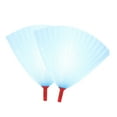 thumbnail image 5 of OUNONA  2 Pcs Hand Fans Decor Plastic Small Portable Handheld Elderly, 5 of 8