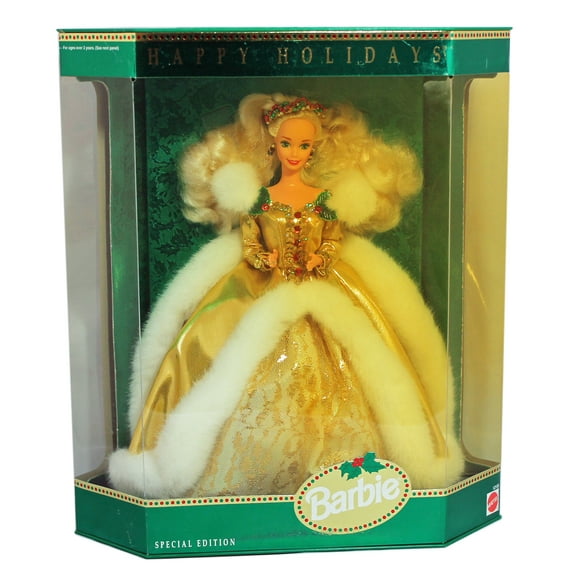 1994 Happy Holidays Barbie Doll Mattel 12155