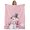 Pink, variant on Pink Snowman Christmas Throw Blanket, Flannel Fleece Blanket with Striped Design for Couch, Xmas Pink Snowflake Winter Soft Breathable All Season Plush Blankets for Sofa Office Chair 30"x40"