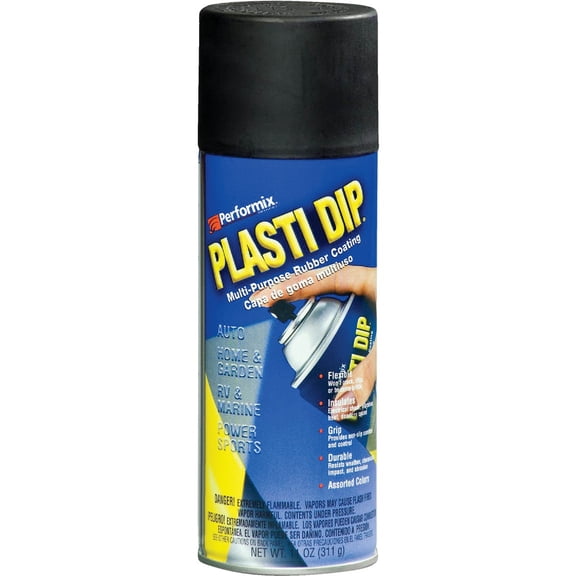 Plasti Dip Plasti Dip11203-6 Black Rubber Coating Spray - 11 oz. (Pack of 1)