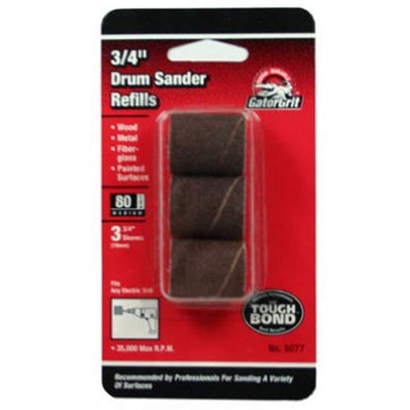 Funda abrasiva Ali Industries 6077, mediana, 1,9 x 2,5 cm, paquete de 3