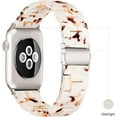 thumbnail image 2 of XiHAMA Light Apple Watch Band-Fashion Resin iWatch Bands for Women Men Bracelet Compatible with Stainless Steel Buckle for Apple Watch Series 10-1/SE/Ultra 2 1 38-42mm(Series 10)49mm-42mm(Series 3-1), 2 of 9