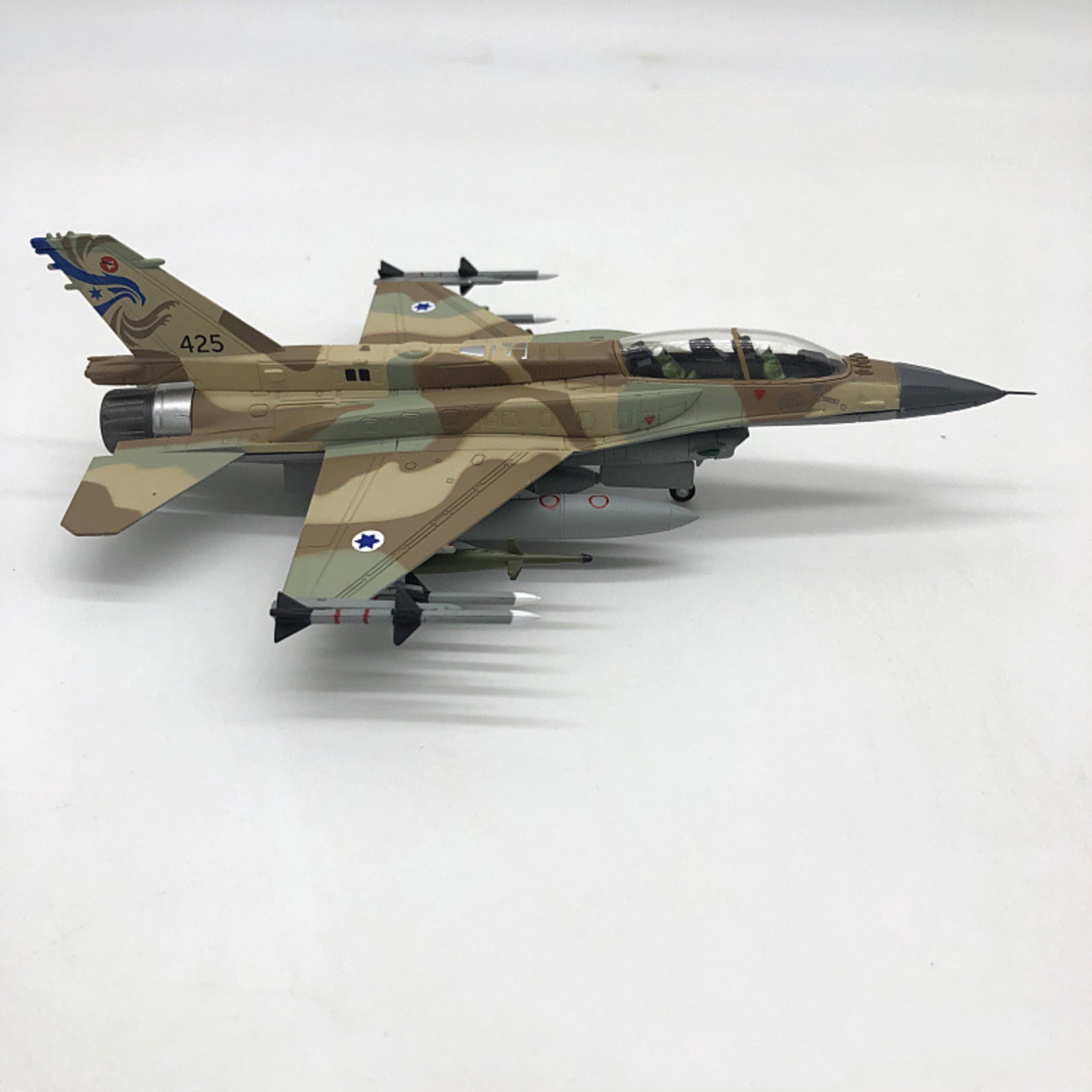 Israeli Air Force F-16I Fighter Model Airplane for Aviation Collection 1:72 Scale Diecast Alloy for Desk Decor