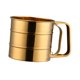 thumbnail image 5 of Tamiz de harina para hornear Utensilios para hornear con báscula Tamiz de harina de acero inoxidable Dorado, 5 of 9