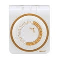 thumbnail image 2 of Woods 2-Conductor Indoor Mechanical 24-Hour Lamp Timer, White, 50000, 2 of 5