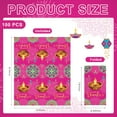 thumbnail image 2 of 100pcs Happy Diwali Napkins 3 Ply Diwali Paper Napkins Decorations Disposable Absorbent Hand Towels for Bathroom Cocktail Napkins for Diwali Light Festival Indian Party Supplies, 2 of 14