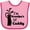Pink and Fuchsia, variant on Inktastic I'm Grandpa's Lil' Caddy Golf for Kids Boys or Girls Baby Bib