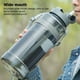 thumbnail image 2 of Botella de agua de pajita deportiva de 2000 ML botella de agua al aire libre gris portátil de gran capacidad, 2 of 10