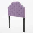 thumbnail image 6 of Noble House Kathleen Twin Fabric Tufted Kid's Headboard, Light Purple, 6 of 18