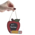 thumbnail image 3 of #1 Teacher Apple and Pencil Ornaments by Factory Direct Craft - Unique and Thoughtful Gifts for Teachers, 3 of 3