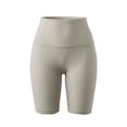thumbnail image 2 of Sokhug Womens High Waisted Biker Yoga Shorts Athletic Workout Shorts Stretch Solid Color Casual Wear Running Cycling Active Shorts, 2 of 5