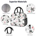 thumbnail image 4 of French Bulldog and Stars White Pattern Insulated Leakproof Lunch Box for Work, Lunch Bag for Women Men, Loncheras Para Mujer for Beach Travel Picnic Camping, 4 of 6
