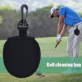 thumbnail image 4 of Bolsa de limpieza portátil para pelotas de golf Funda protectora duradera de neopreno para golf (negro) Ehuebsd Para estrenar, 4 of 8