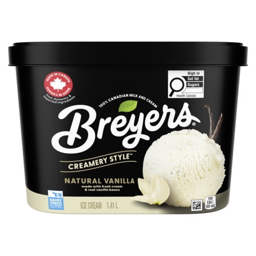 Breyers Natural Vanilla Ice Cream, 1.41 L